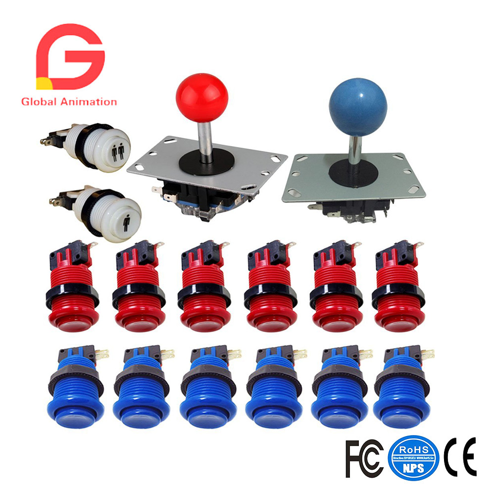 Arcade Stick Joystick - Classic Arcade Game Joystick with Push