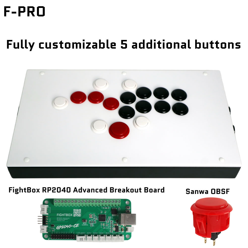 Arcade Stick Joystick - FightBox F-PRO All Button Leverless Arcade