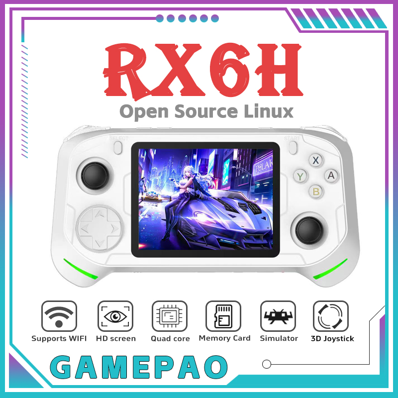 Open Source RX6H Retro Handhel - Retro Gaming Device Handheld review and price