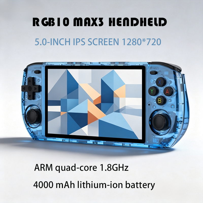 RGB10 MAX3 5.0-Inch IPS Screen - Retro Gaming Gameboy review and price