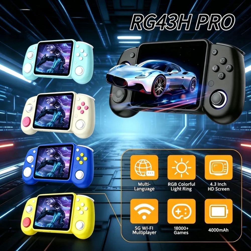 RG43H Pro Portable Retro Handh - Retro Gaming Device Handheld review and price