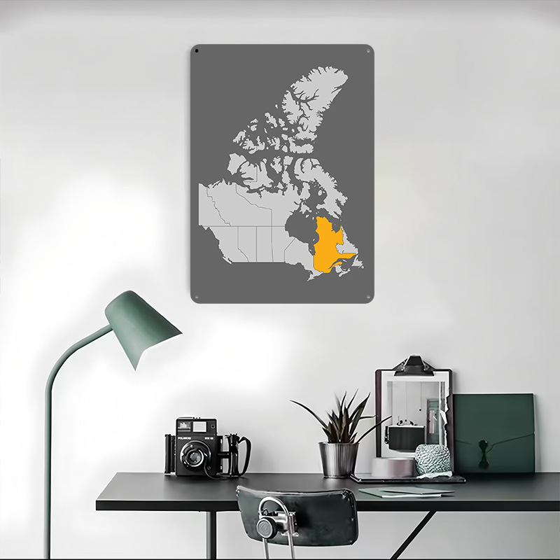 Map of Canada With Quebec High - Retro Gaming Quebec review and price