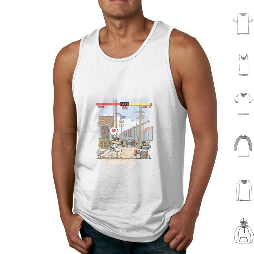 Street Lovers Tank Tops Print  - Retro Gaming Gamestop review and price