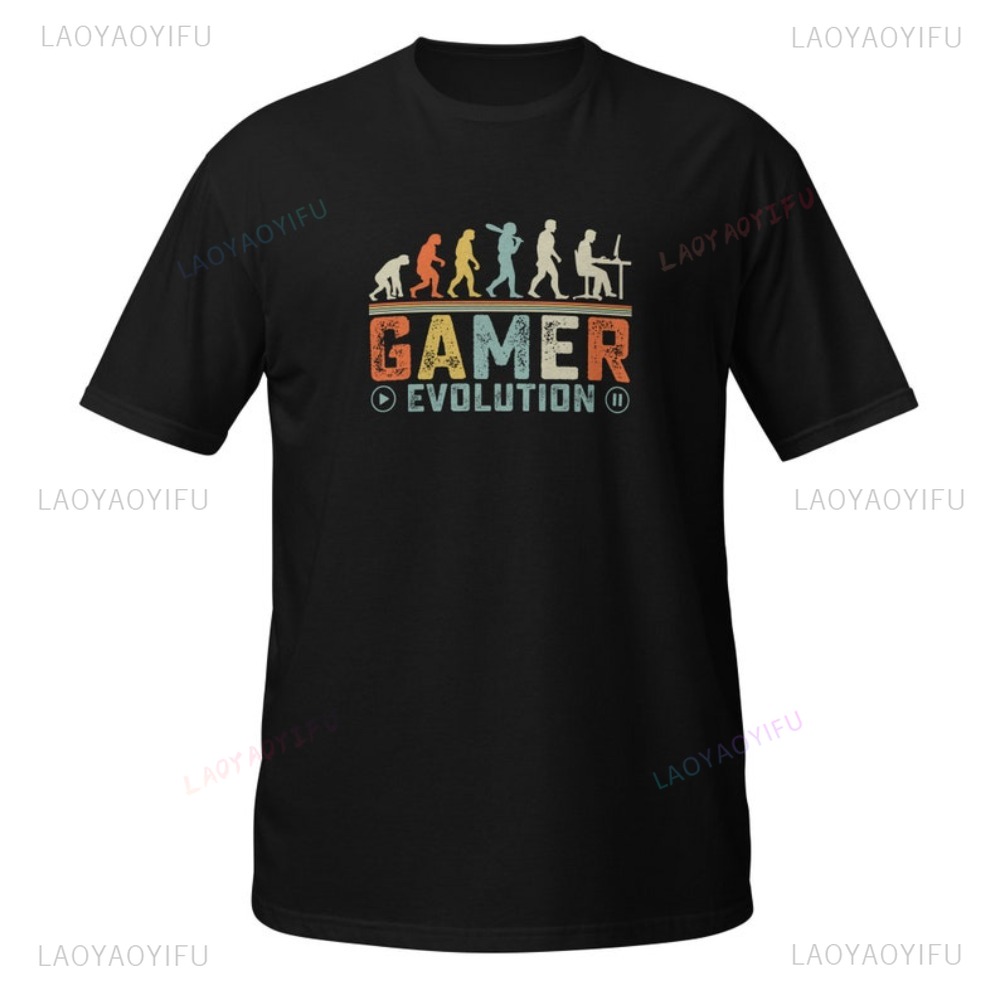 Gamer Evolution T-Shirt Retro  - Retro Gaming Ideas review and price