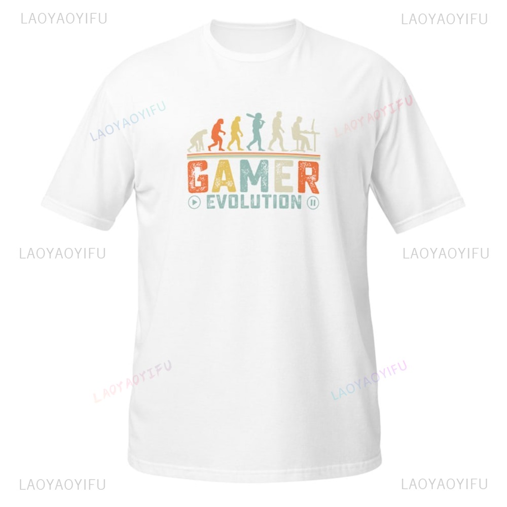 Gamer Evolution T-Shirt Retro  - Retro Gaming Ideas review and price