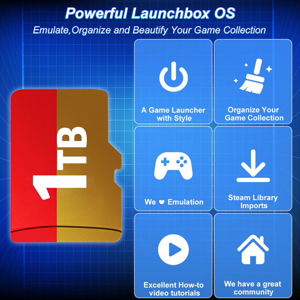 JMachen 1TB Game TF Card Built - Retro Gaming For Windows review and price
