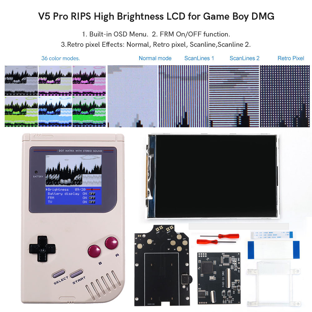 HISPEEDIDO For GB Dmg V5 Pro 3 - Retro Gaming Gameboy review and price