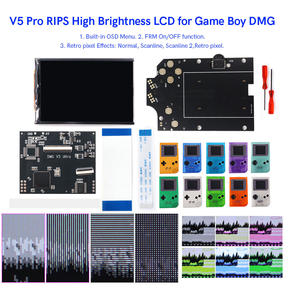 HISPEEDIDO For GB Dmg V5 Pro 3 - Retro Gaming Gameboy review and price