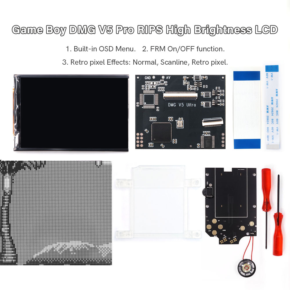 HISPEEDIDO For GB Dmg V5 Pro 3 - Retro Gaming Gameboy review and price