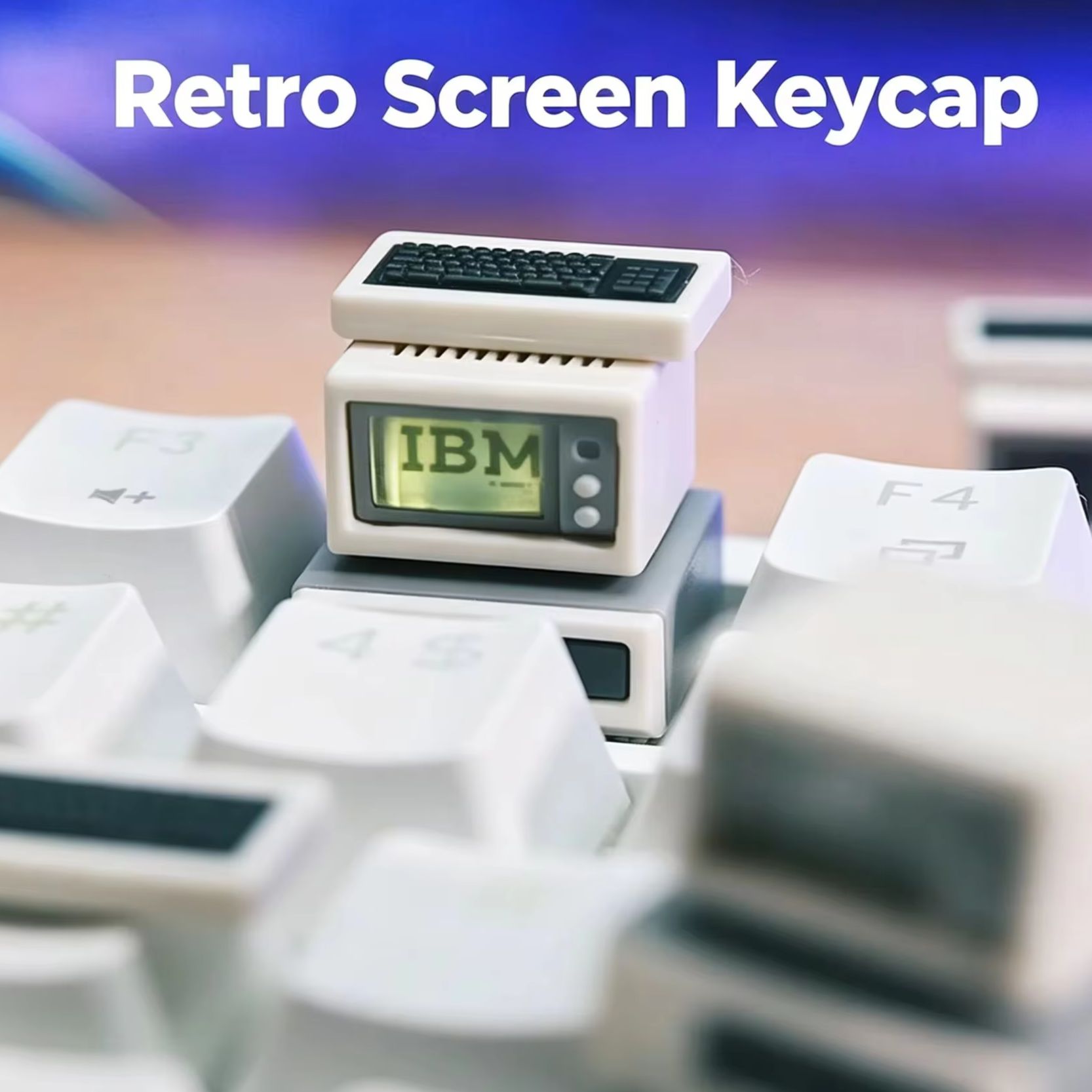 Backlit Retro Computer Keycap  - Retro Gaming Fun review and price