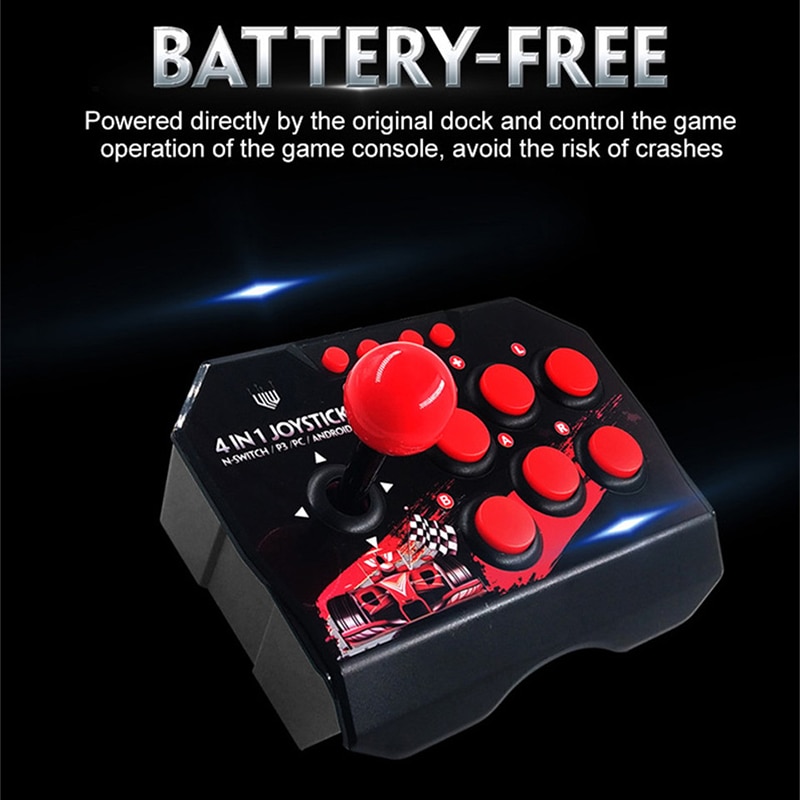 GAMINJA NS002 4 In 1 Retro Arc - Arcade Stick Joystick review and price