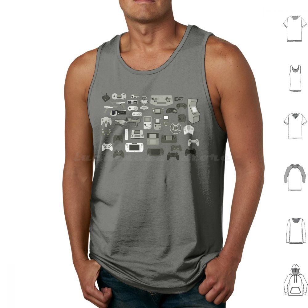 Self Control Tank Tops Print C - Retro Gaming Guy review and price