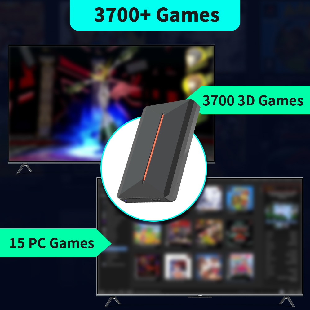 Launchbox OS 500GB Portable Ga - Retro Gaming Device Handheld review and price