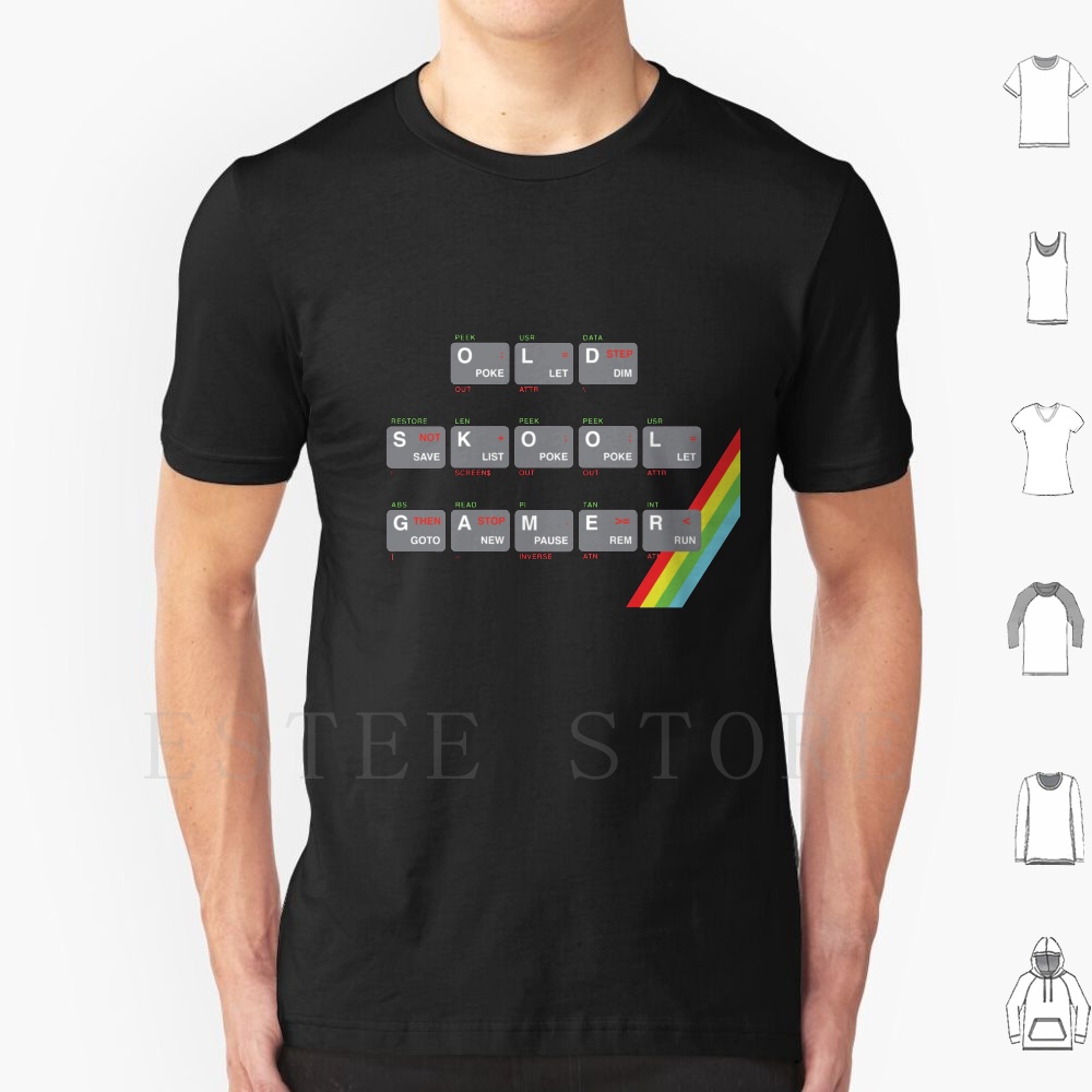 Old Skool Gamer T Shirt Cotton - Retro Gaming Zx Spectrum review and price