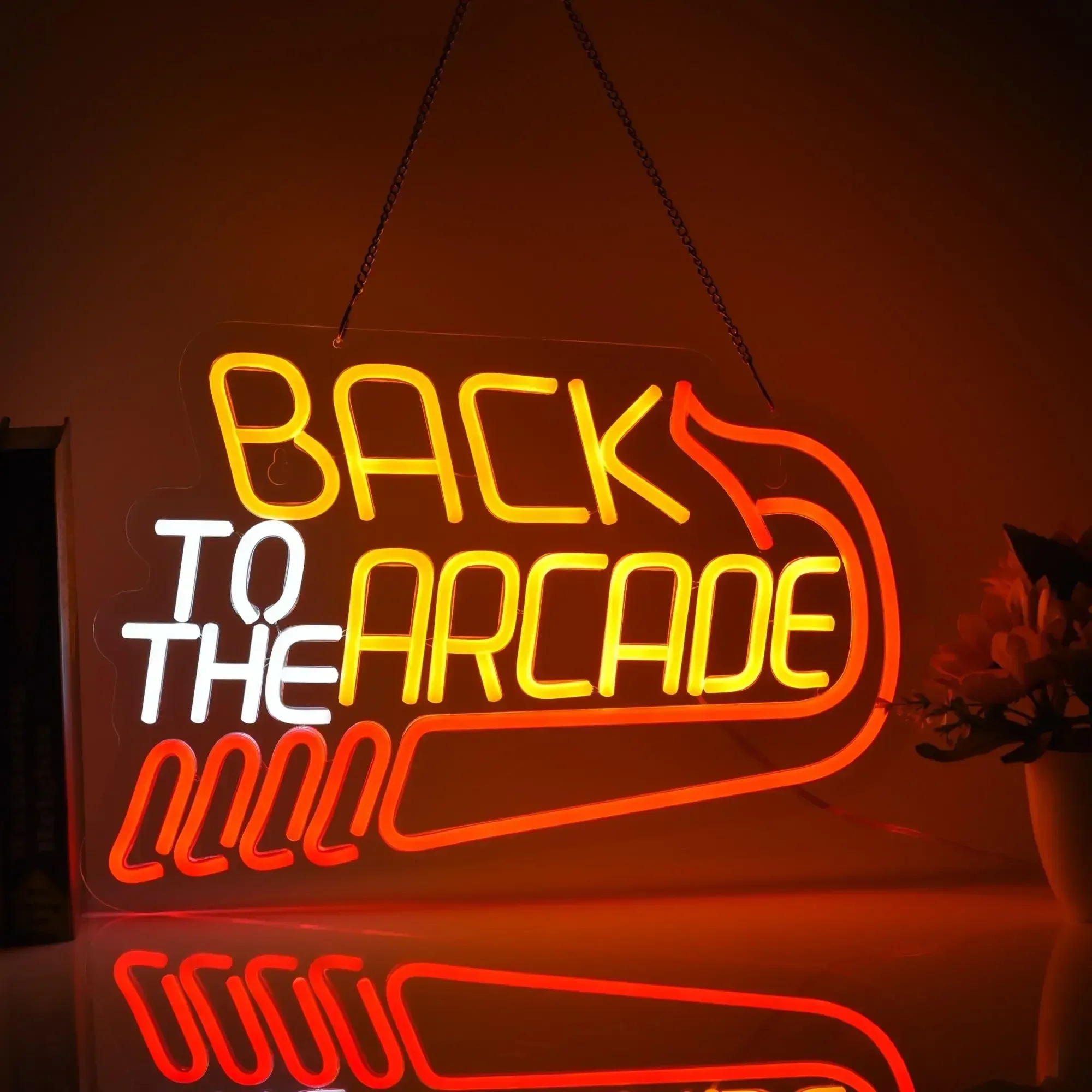 Back to The Arcade Neon Sign R - Retro Gaming Ideas review and price