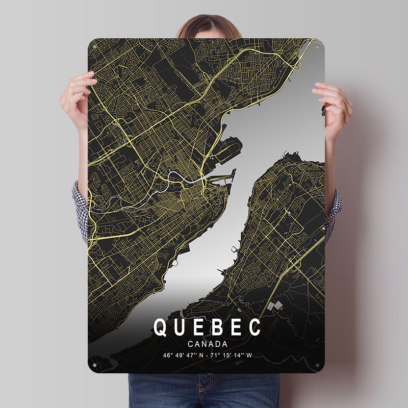 Quebec Silver City Map Printed - Retro Gaming Quebec review and price