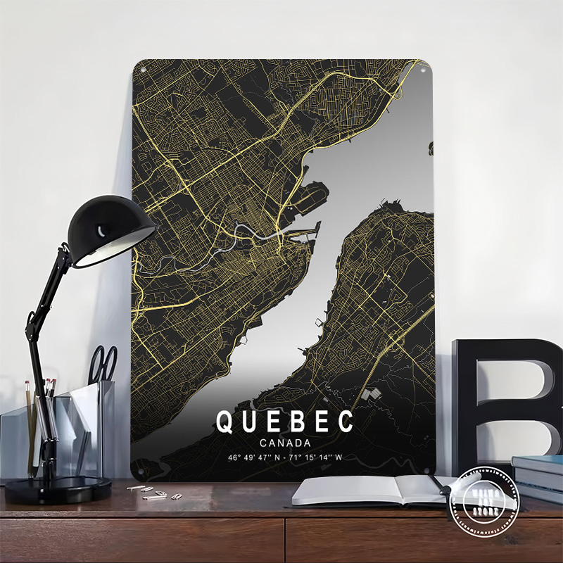 Quebec Silver City Map Printed - Retro Gaming Quebec review and price