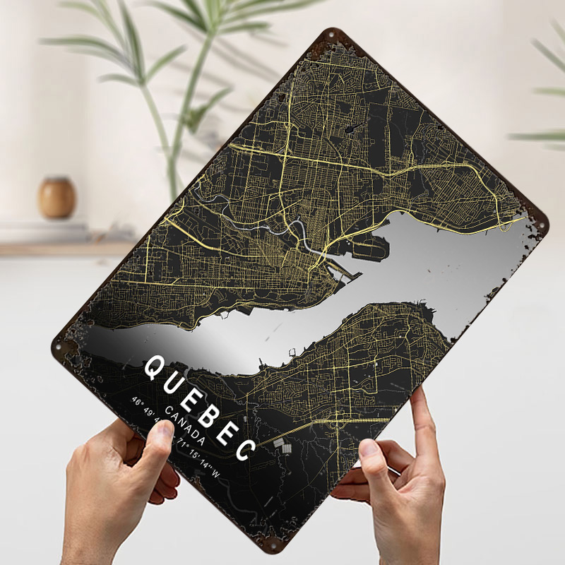Quebec Silver City Map Printed - Retro Gaming Quebec review and price