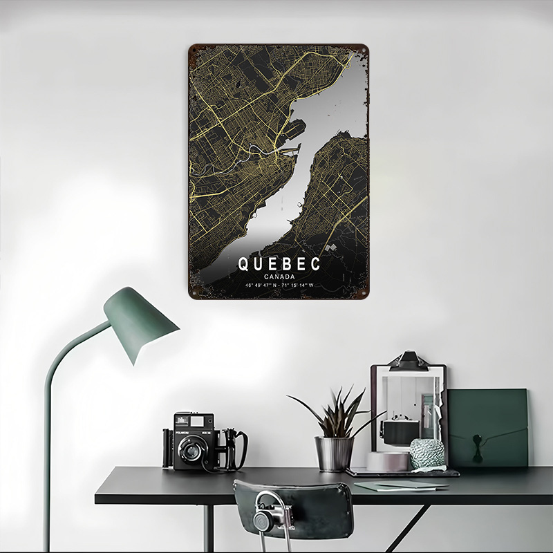 Quebec Silver City Map Printed - Retro Gaming Quebec review and price